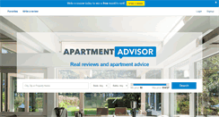 Desktop Screenshot of apartmentadvisor.com